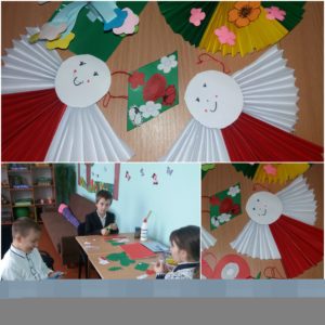 Atelier de lucru cu elevii, dedicat sărbătorii Primăverii -1 Martie