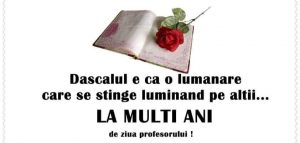 Ziua profesorului 2019
