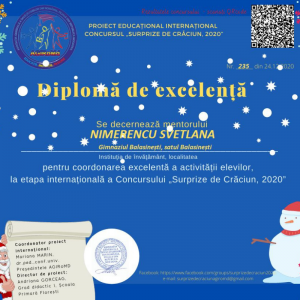 Concurs surprize de Crăciun 2020